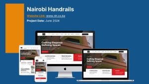 Nairobi Handrails-Carlstic corporate company website design services in Nairobi Kenya