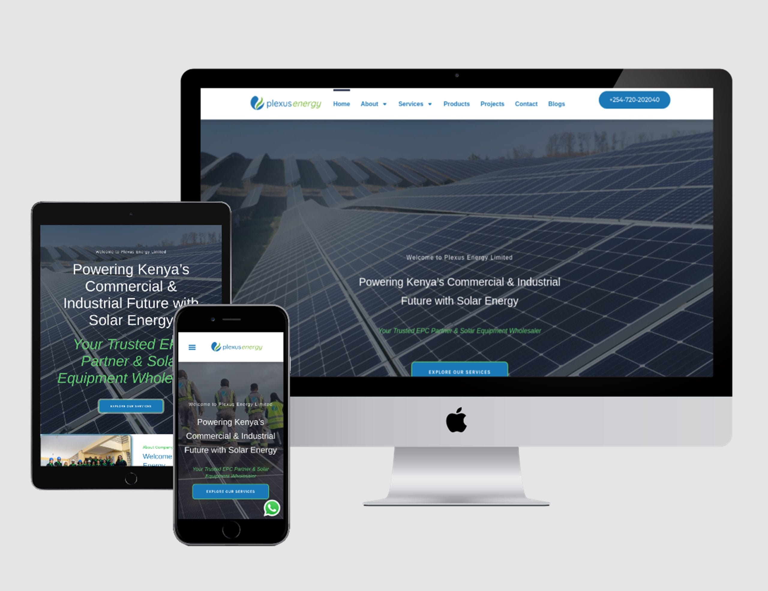 Plexus Energy Website Design by Carlstic